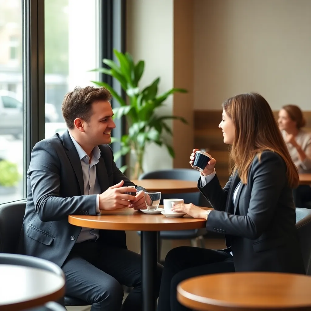 Professionals in gesprek tijdens een informele netwerkbijeenkomst