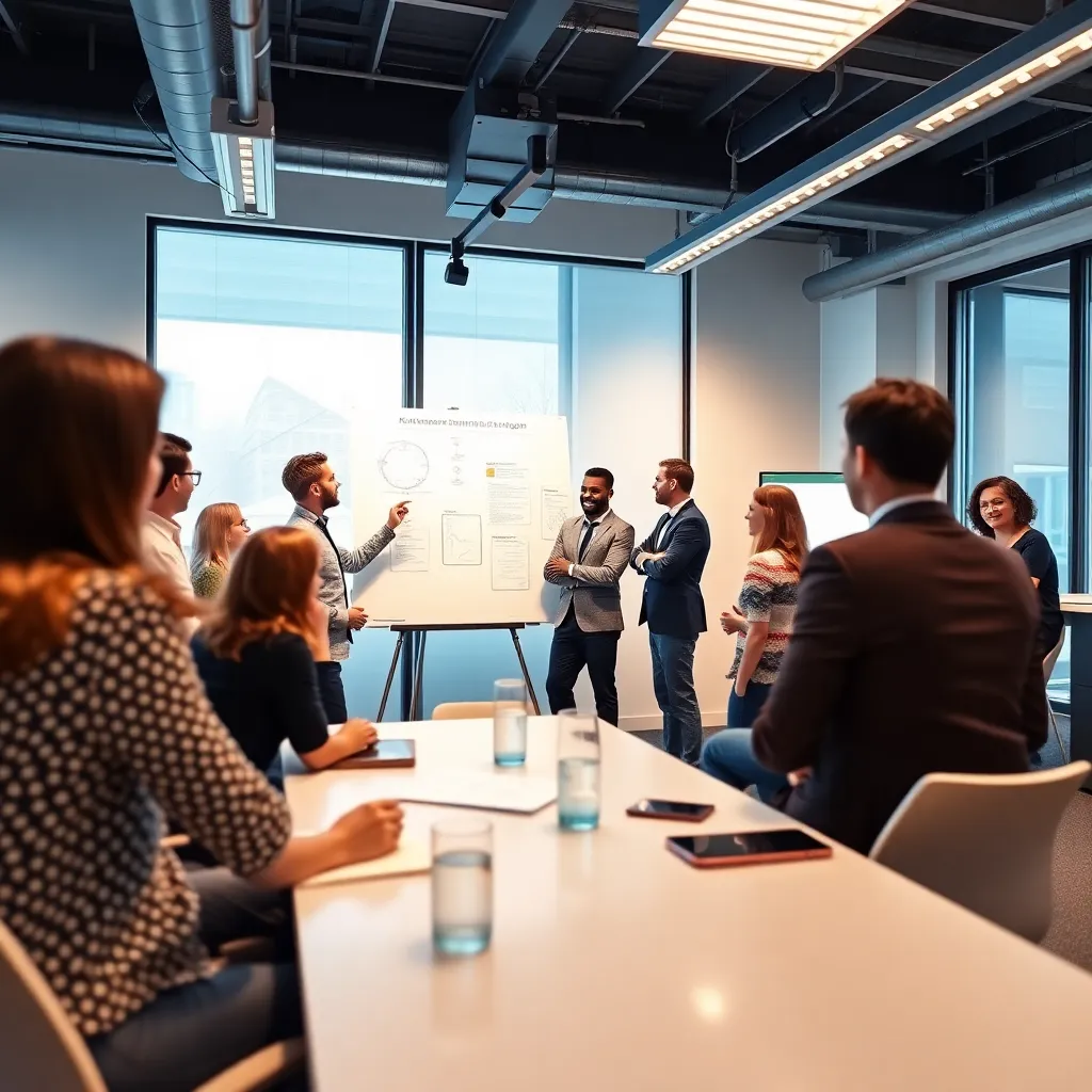 Professionele ontwikkeling workshop in Nederlands kantoor